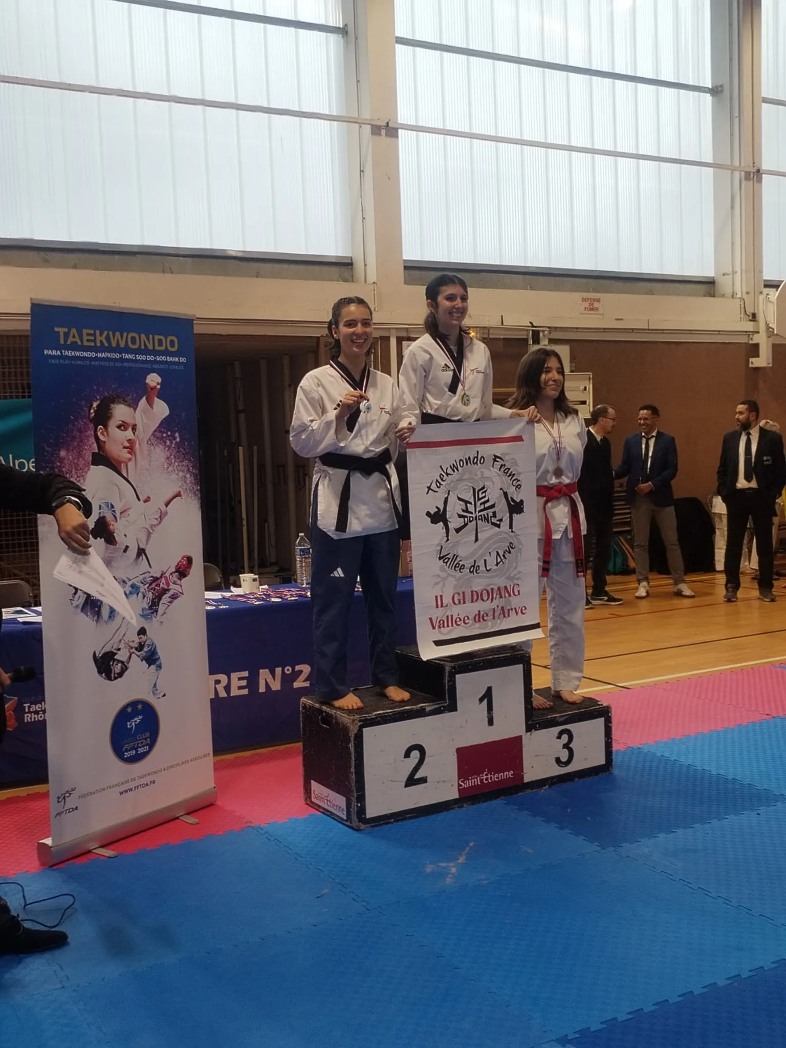 Podium Mila Vice championne de région